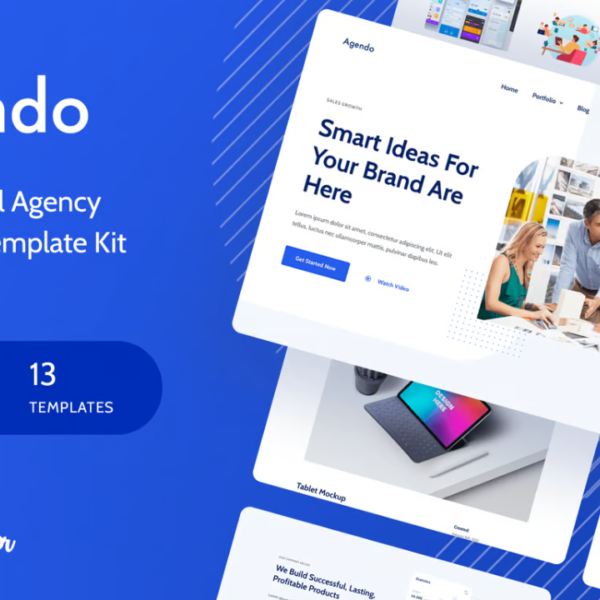 Agendo Digital Agency Creative Elementor Template