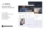 Aida Marketing Agency Elementor Template Kit