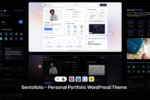 Bentofolio Personal Portfolio WordPress Theme Download