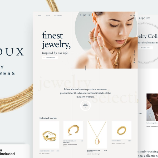 Bijoux Jewellery Shop eCommerce WooCommerce Download