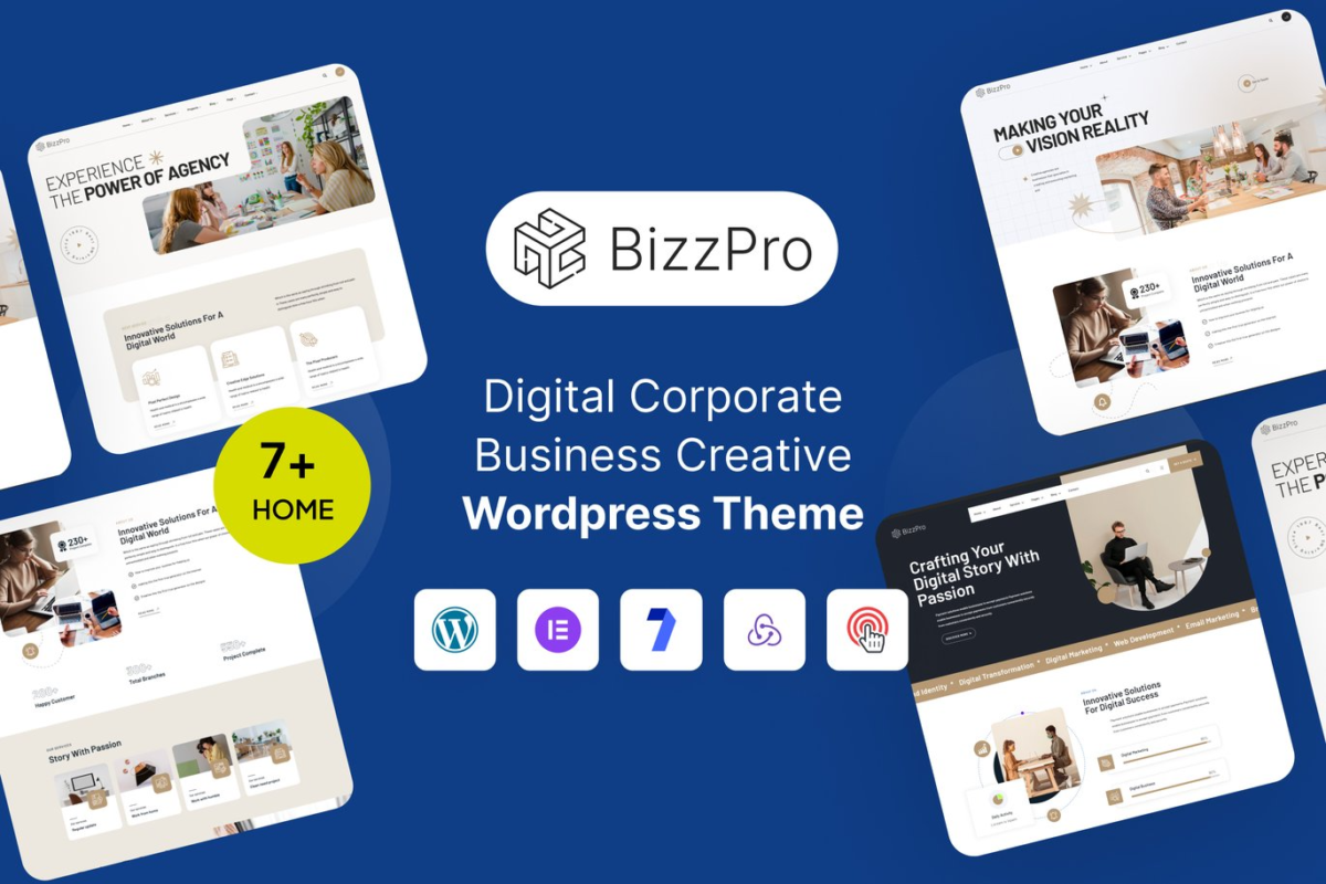 Bizzpro Digital Business Creative WordPress Download