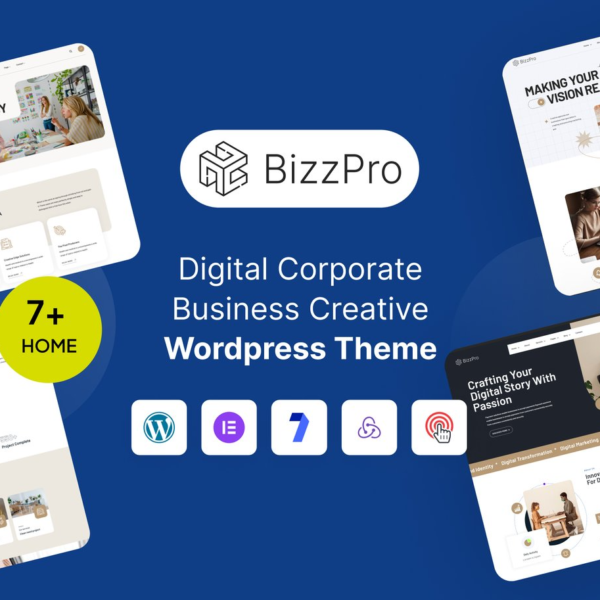 Bizzpro Digital Business Creative WordPress Download