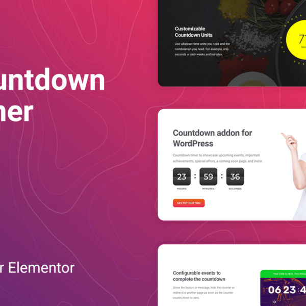 Countdown Timer for Elementor Download