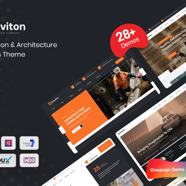 Gravtion Construction WordPress Theme Download