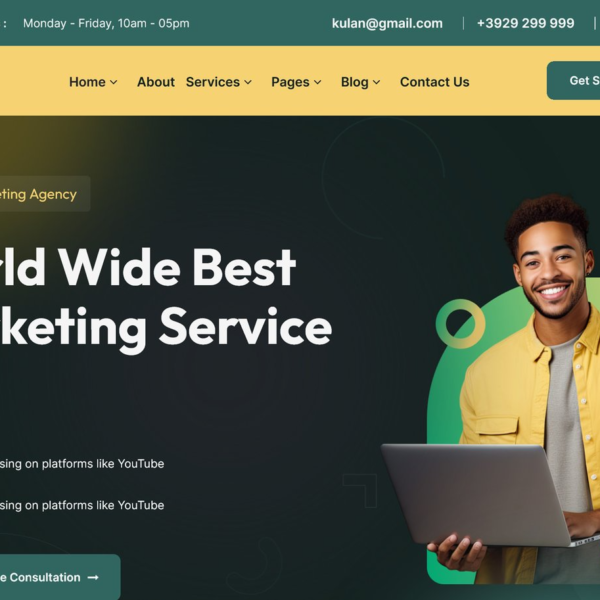 Kulan Digital Marketing Agency WordPress Theme Download