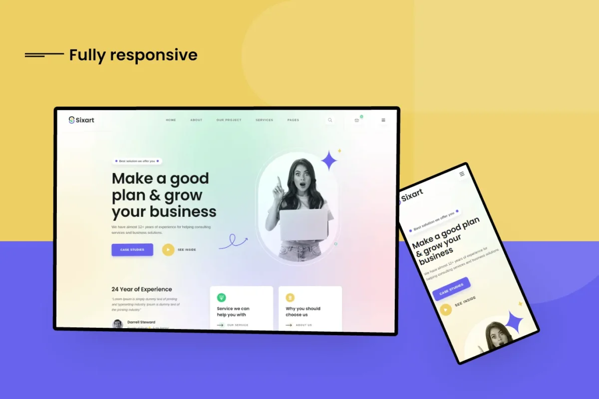 Sixart Digital Agency WordPress Theme