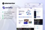 Socialify Social Media Marketing Agency Elementor Pro Template Kit