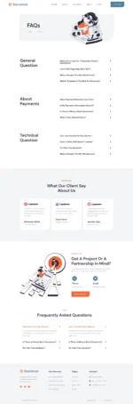 Socience Social Media Marketing Agency Elementor Template Kit