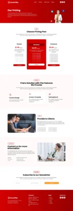 Socioplay Social Media Marketing Elementor Template Kit