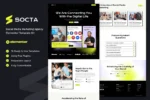 Socta Social Media Marketing Agency Elementor Template Kit