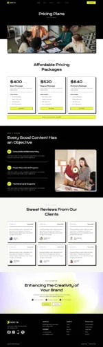 Socta Social Media Marketing Agency Elementor Template Kit