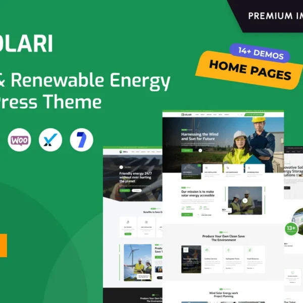 Solari - Ecology & Solar Energy WordPress Theme