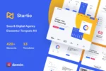 Startio Saas & Digital Agency Elementor Template Kit