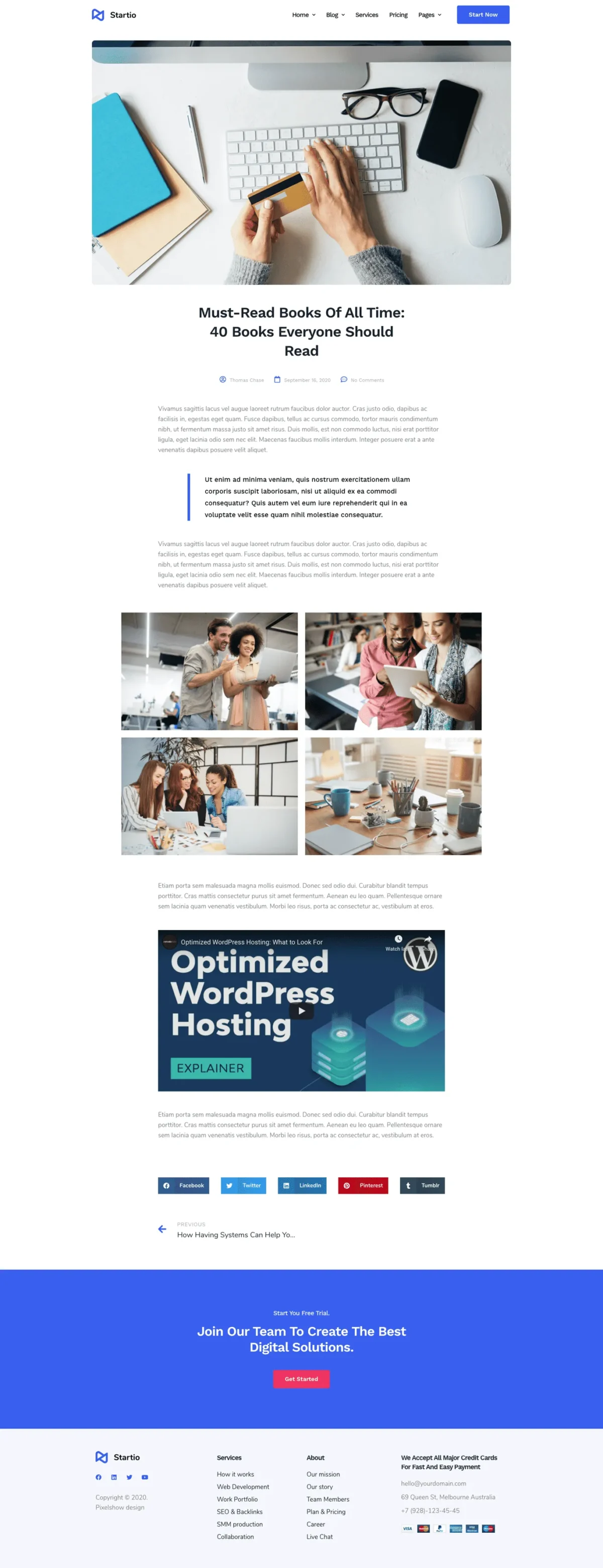 Startio Saas & Digital Agency Elementor Template Kit