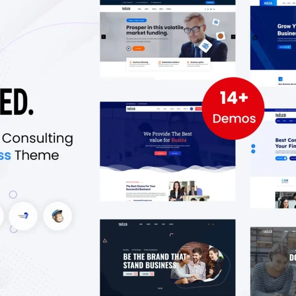 TAELED Business Consulting WordPress Theme Download