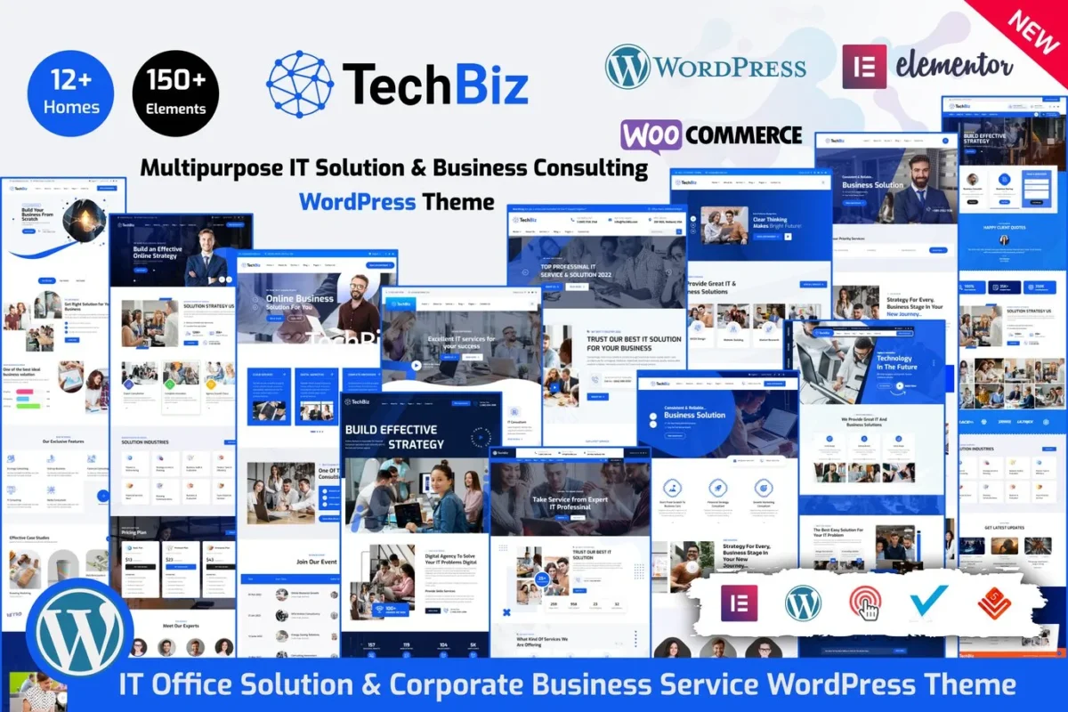 Techbiz Multipurpose IT Solution Business Theme Download