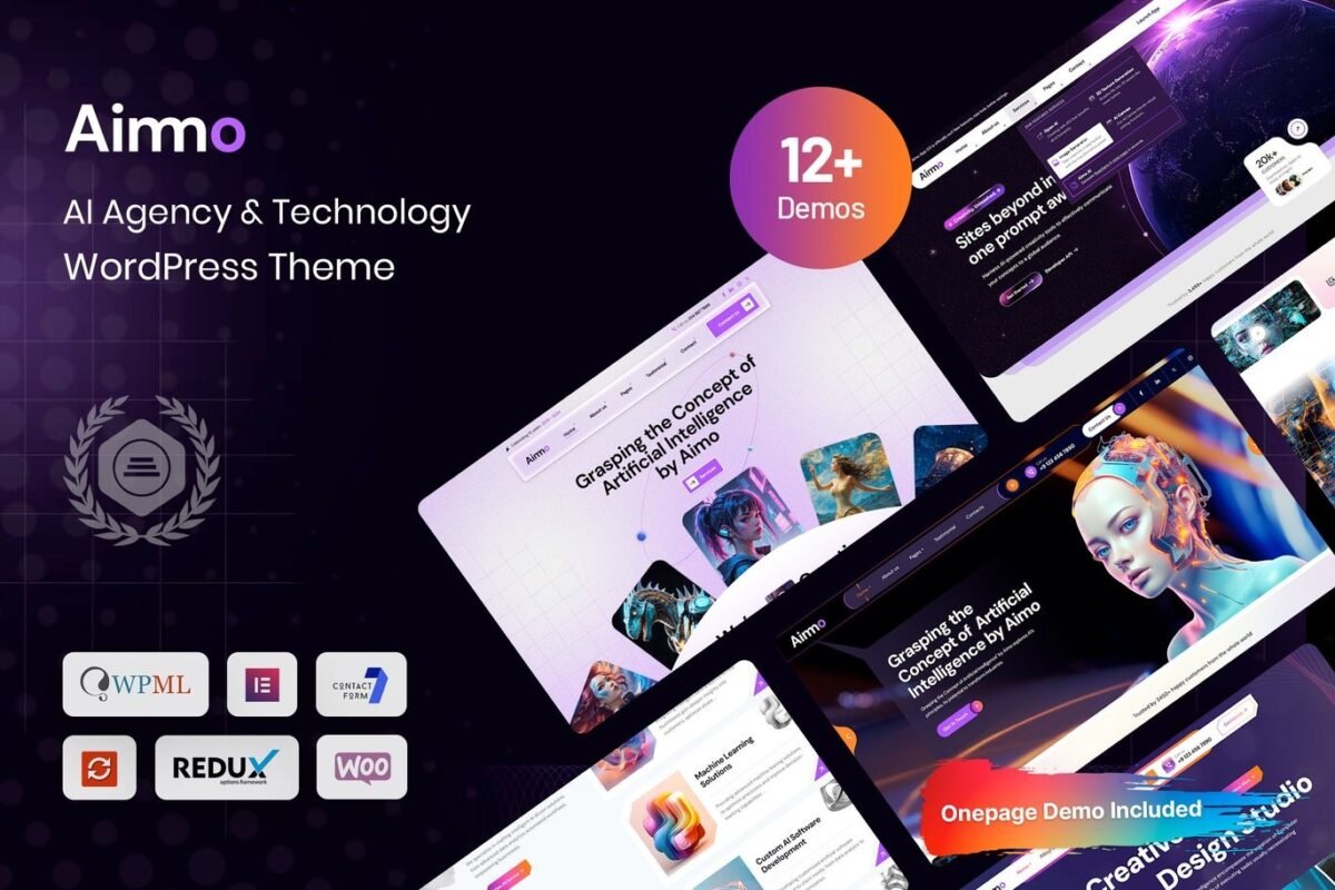 Aimo AI Agency & Technology WordPress Theme Download