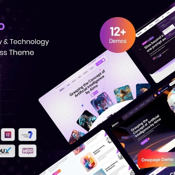 Aimo AI Agency & Technology WordPress Theme Download