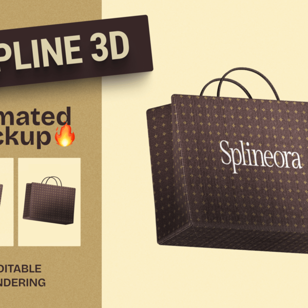 Animated Shopping Bag Mockup Download