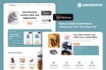 Bibishup Baby & Kids Ecommerce Elementor Pro Template Kit Download