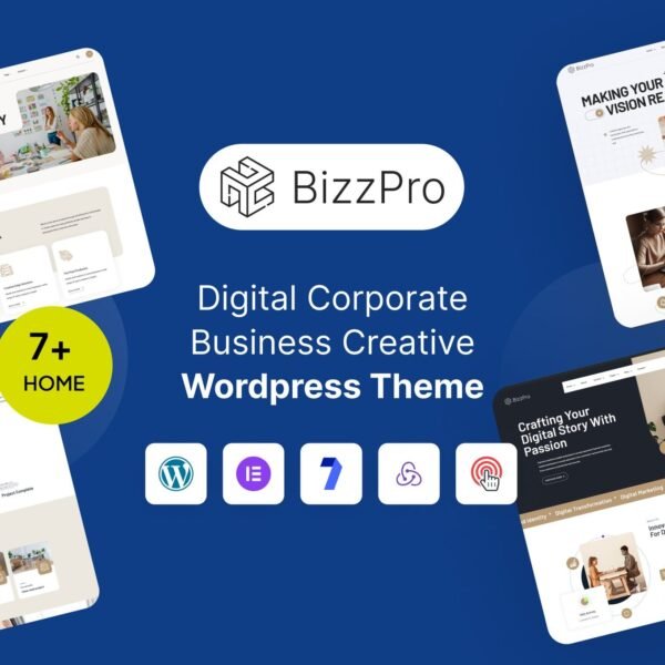 Bizzpro Digital Business Creative WordPress