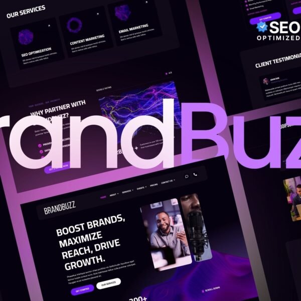 Brandbuzz Digital Agency Elementor Kit Download