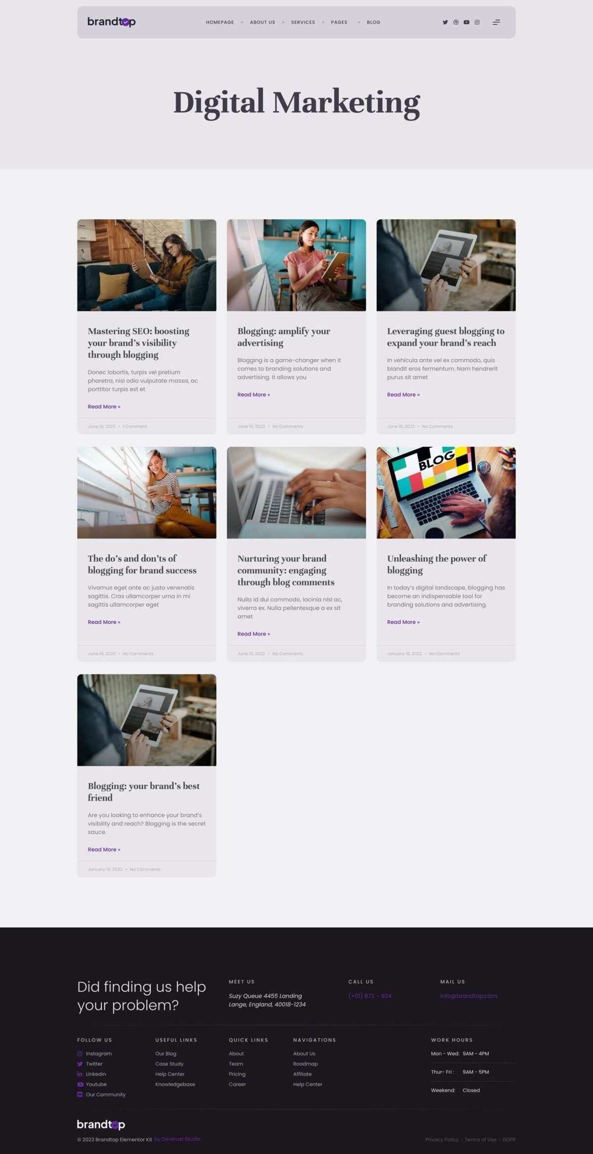 Brandtop Branding Solution Advertising Elemen Download 2