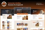 Buildlux Construction Elementor Pro Template Kit Download