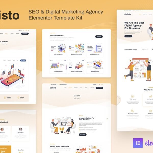 Callisto SEO Digital Marketing Agency Elemento Download