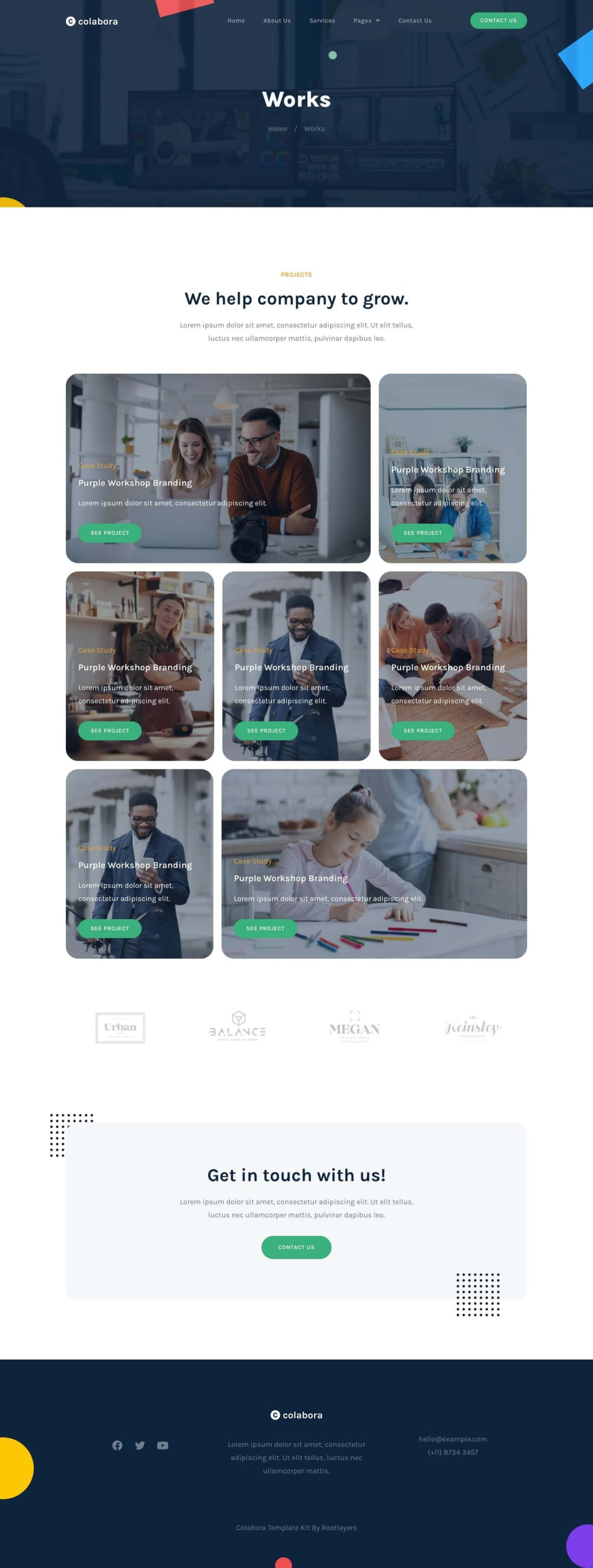Colabora Creative Digital Agency Elementor Template Kit Download