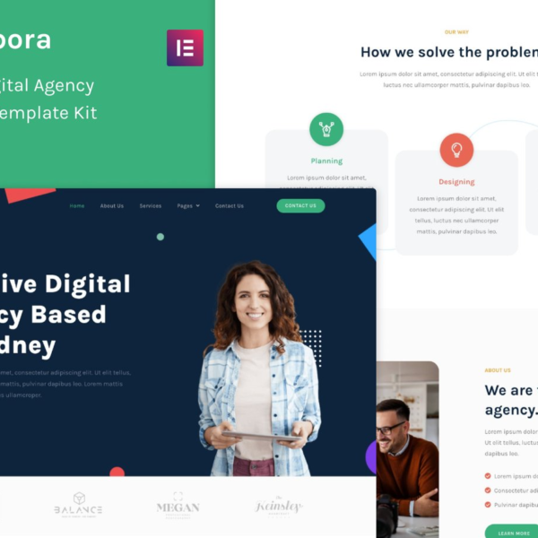 Colabora Creative Digital Agency Elementor Template Kit Download