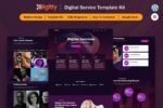 Digitly Digital Service Agency Elementor Template Kit Download