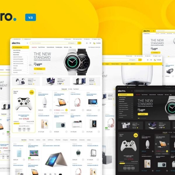 Electro Electronics Store WooCommerce Theme Download