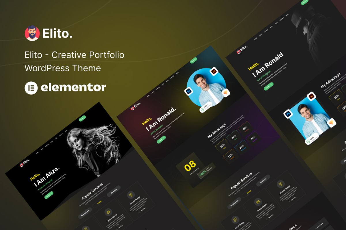 Elito Creative Portfolio WordPress Theme Download