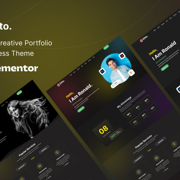 Elito Creative Portfolio WordPress Theme Download