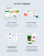 Farmart Organic and Grocery Marketplace WordPress Theme Download 1