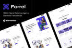 Forrel SEO and Digital Marketing Agency Elementor Template Kit Download