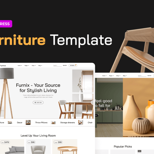 Furnix eCommerce Store Elementor Pro Template Kit Download