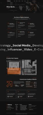 Gabung Digital Marketing Agency Elementor Template Kit Download 2