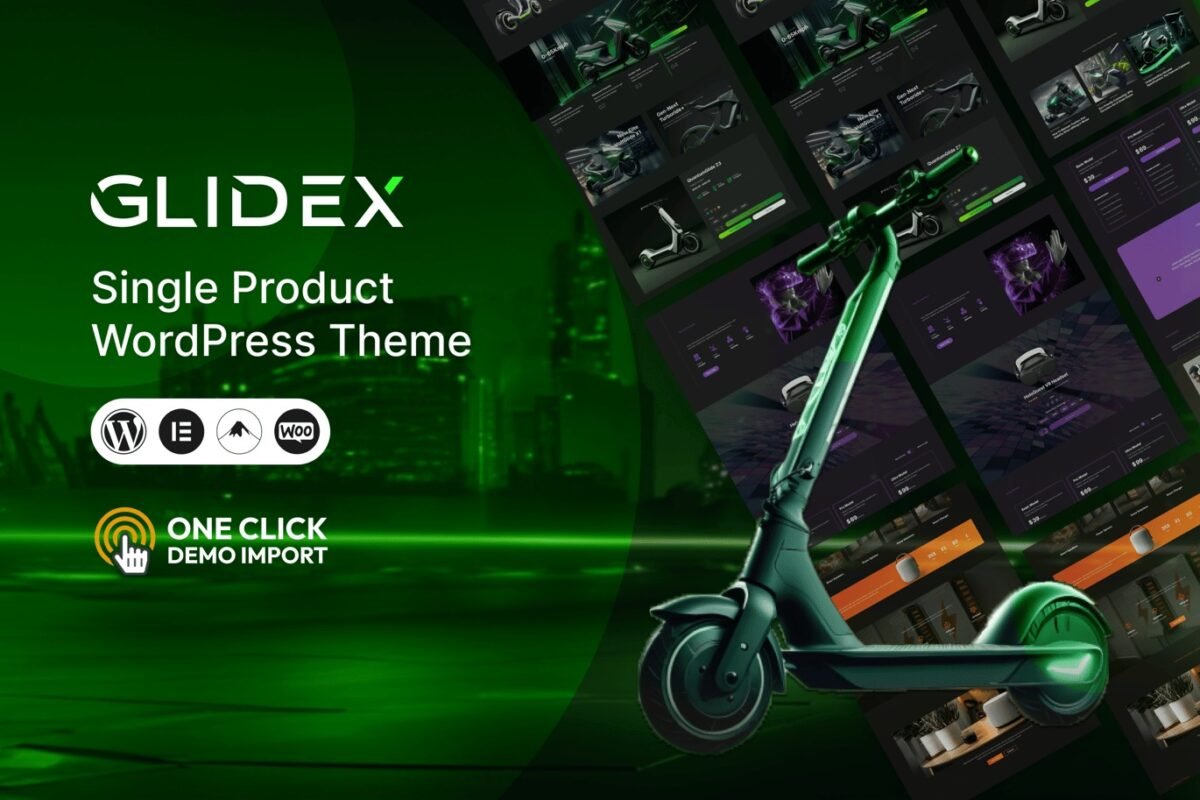 GlideX Single Product WooCommerce Theme Download 