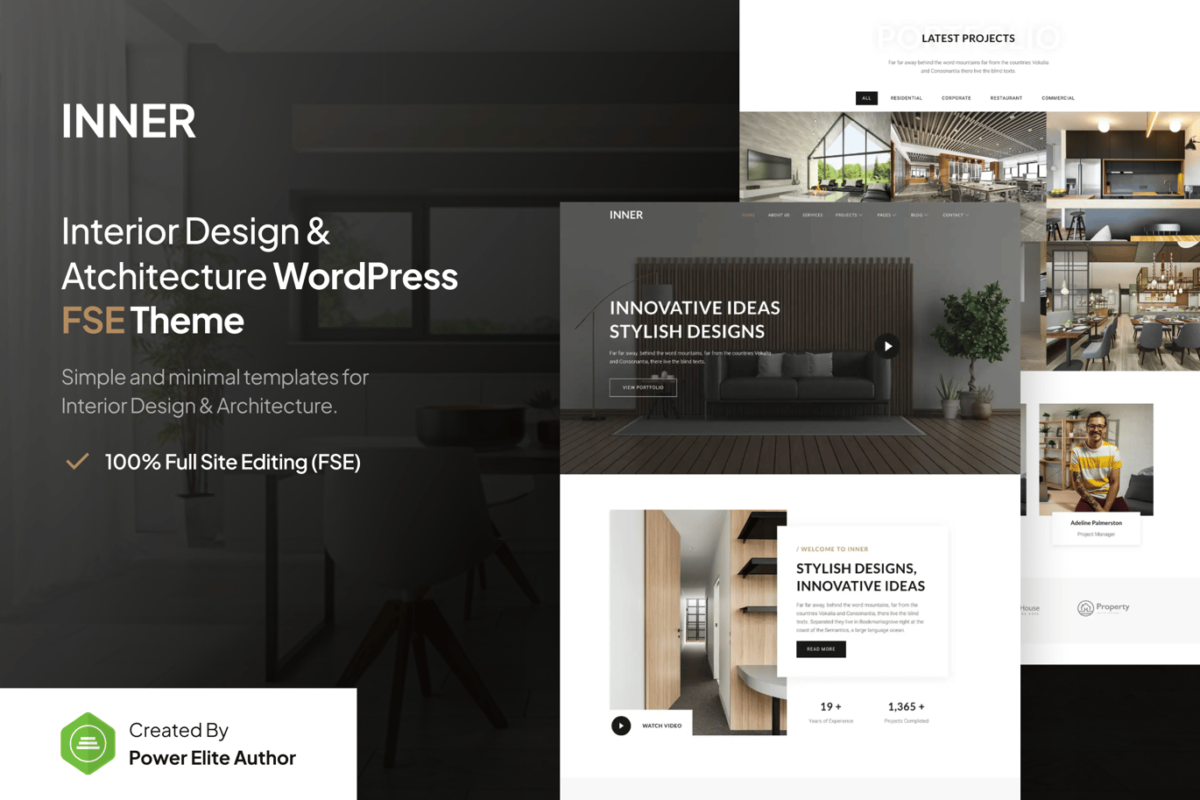 Inner Interior Design and Architecture WP Theme Download