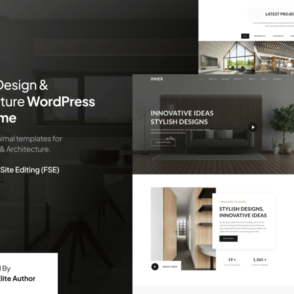 Inner Interior Design and Architecture WP Theme Download