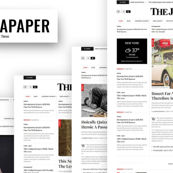 Javapaper Classic Newspaper WordPress Theme Download