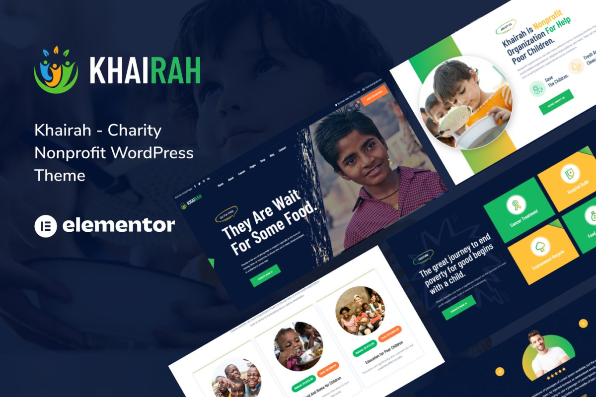 Khairah Charity WordPress Theme Download