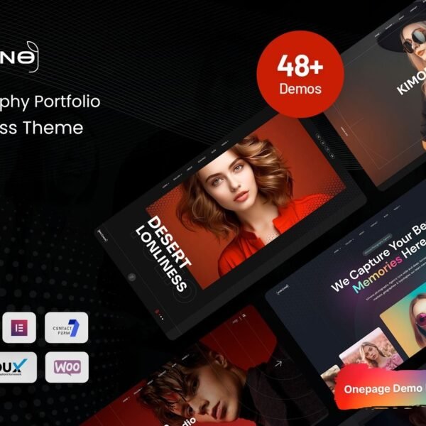 Kimono Photography Portfolio WordPress Theme Download