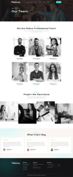 Malica Social Media Marketing Agency Elementor Template Kit Download