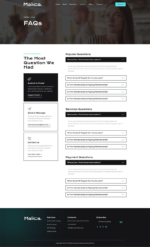Malica Social Media Marketing Agency Elementor Template Kit Download