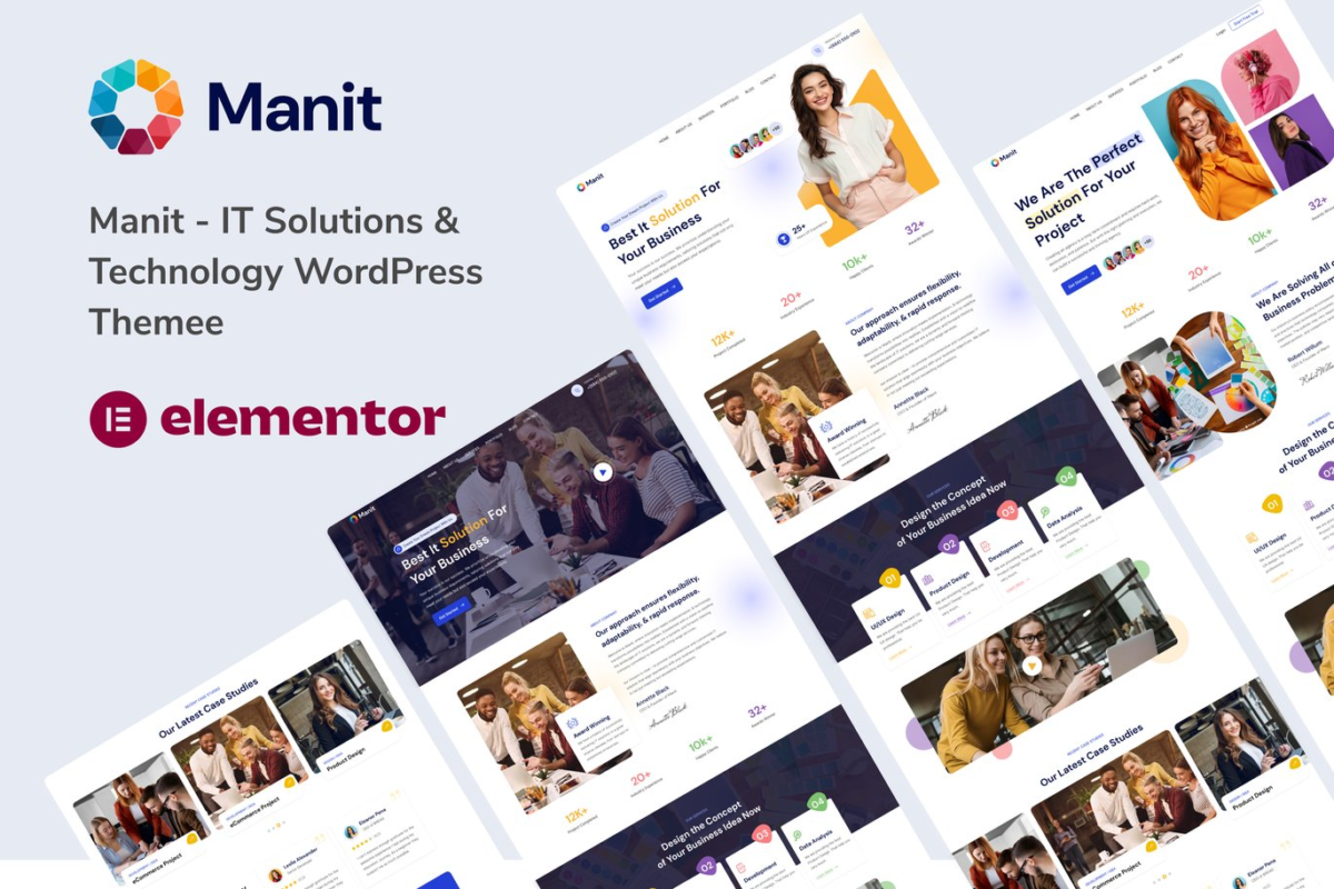 Manit IT Solutions and Technology WordPress Theme Download