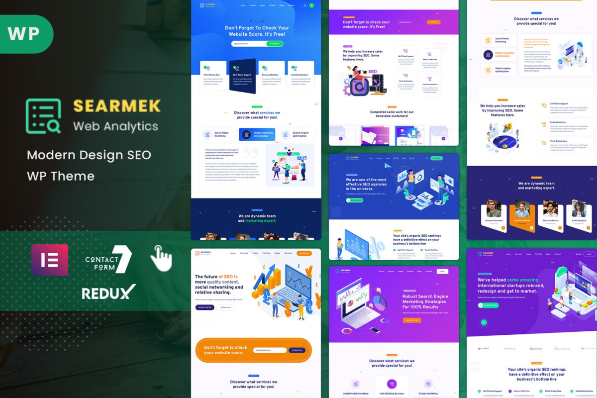 Searmek SEO and Marketing WordPress Theme Download