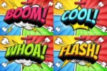 Super Wow Comic Cartoon Text Effect Download